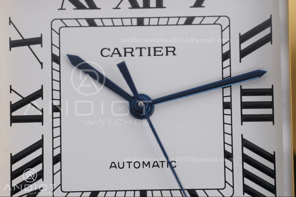 Santos de Cartier 40mm BVF 1:1 Best Edition YG White Dial on YG Smart-Links Bracelet MIYOTA Affordable 215