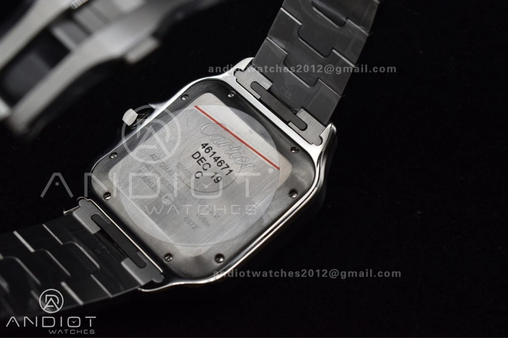Compact Santos de Cartier 40mm SS YG BVF 1:1 Best Edition White Dial on SS YG SmartLinks Bracelet MIYOTA 9015 V 242