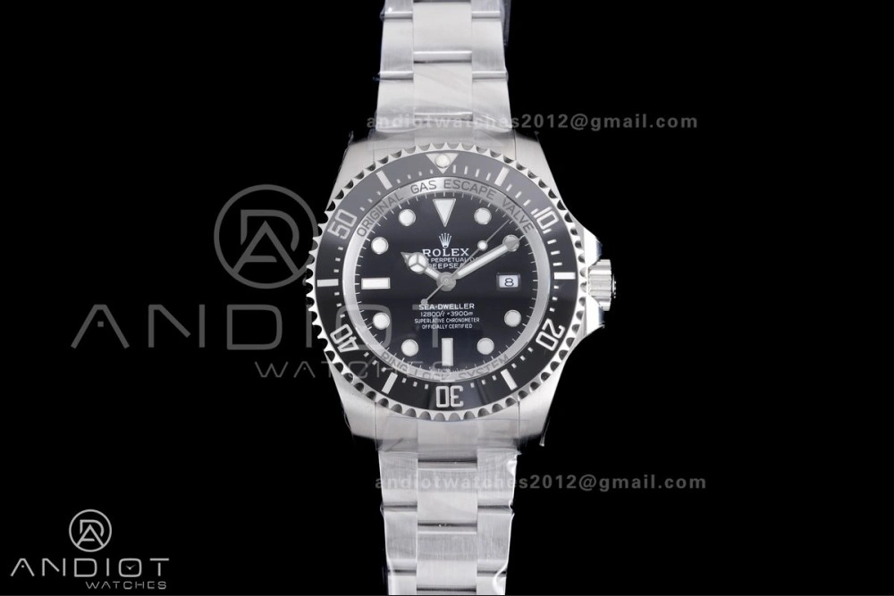 TimelessDesign Sea-Dweller 126660 Black Ceramic C+F 1:1 Best Edition 904L SS Case and Bracelet VR 1058