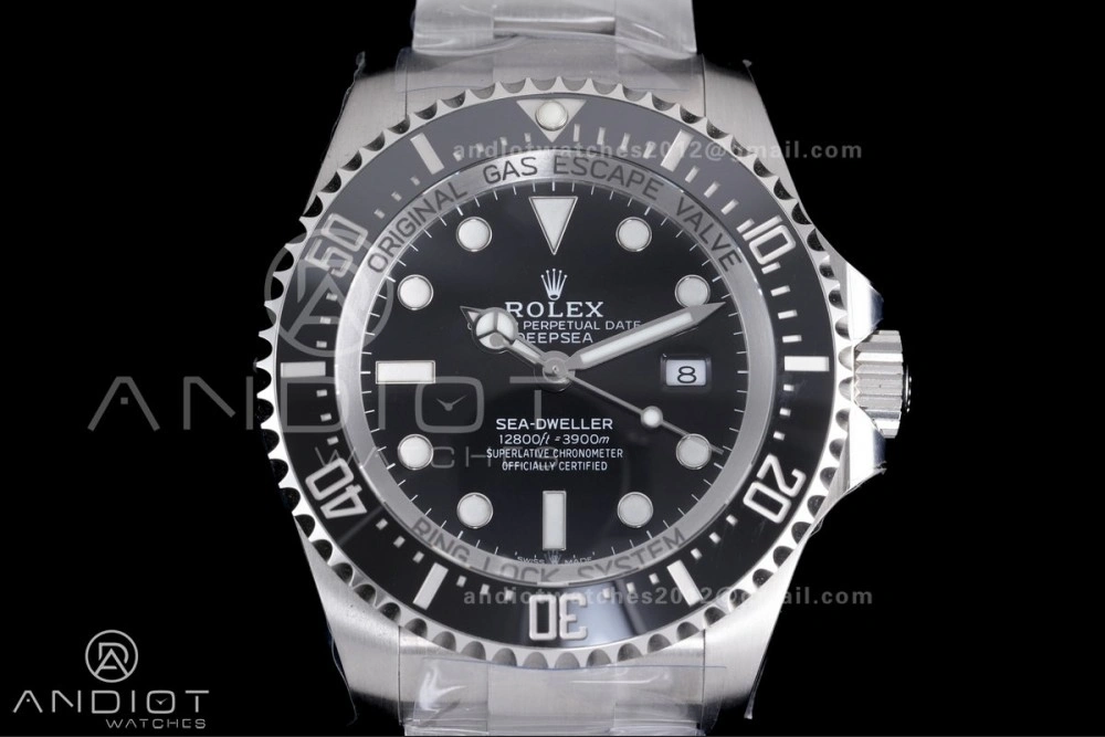 TimelessDesign Sea-Dweller 126660 Black Ceramic C+F 1:1 Best Edition 904L SS Case and Bracelet VR 1058