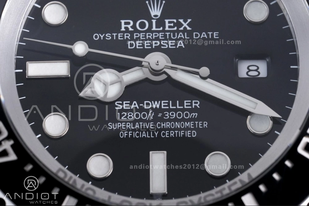 TimelessDesign Sea-Dweller 126660 Black Ceramic C+F 1:1 Best Edition 904L SS Case and Bracelet VR 1058