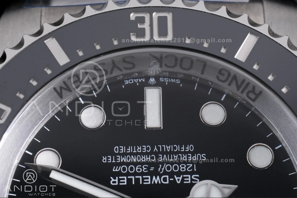 TimelessDesign Sea-Dweller 126660 Black Ceramic C+F 1:1 Best Edition 904L SS Case and Bracelet VR 1058
