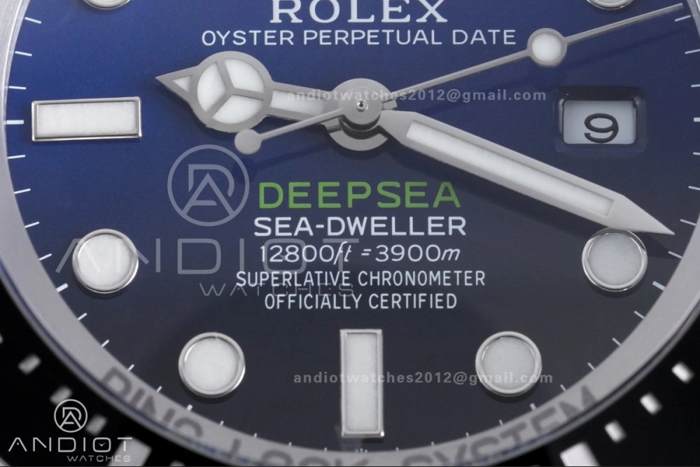 Sea-Dweller 126660 Deep Sea Blue C+F 1:1 Cameron Best Edition 904L SS Case and Bracelet VR Comfortable 1056