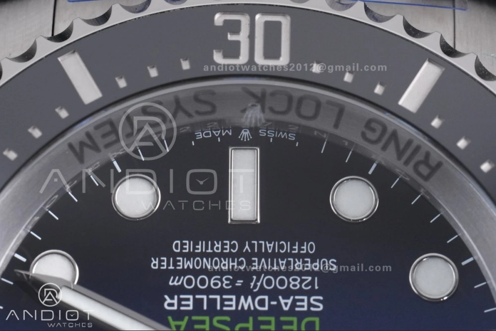 Sea-Dweller 126660 Deep Sea Blue C+F 1:1 Cameron Best Edition 904L SS Case and Bracelet VR Comfortable 1056