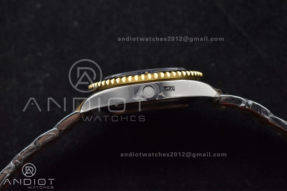 Upgraded Sea-Dweller Two Tone SS YG 126603 GMF Best Edition Black Dial on SS YG Bracelet A2824 V 1061