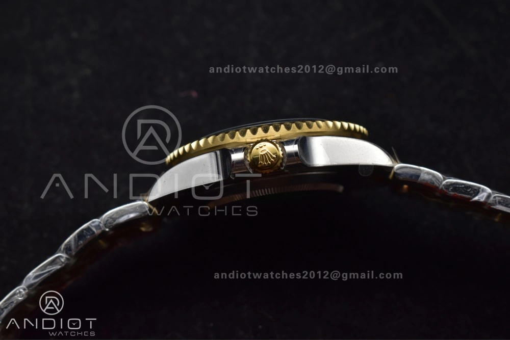 Upgraded Sea-Dweller Two Tone SS YG 126603 GMF Best Edition Black Dial on SS YG Bracelet A2824 V 1061