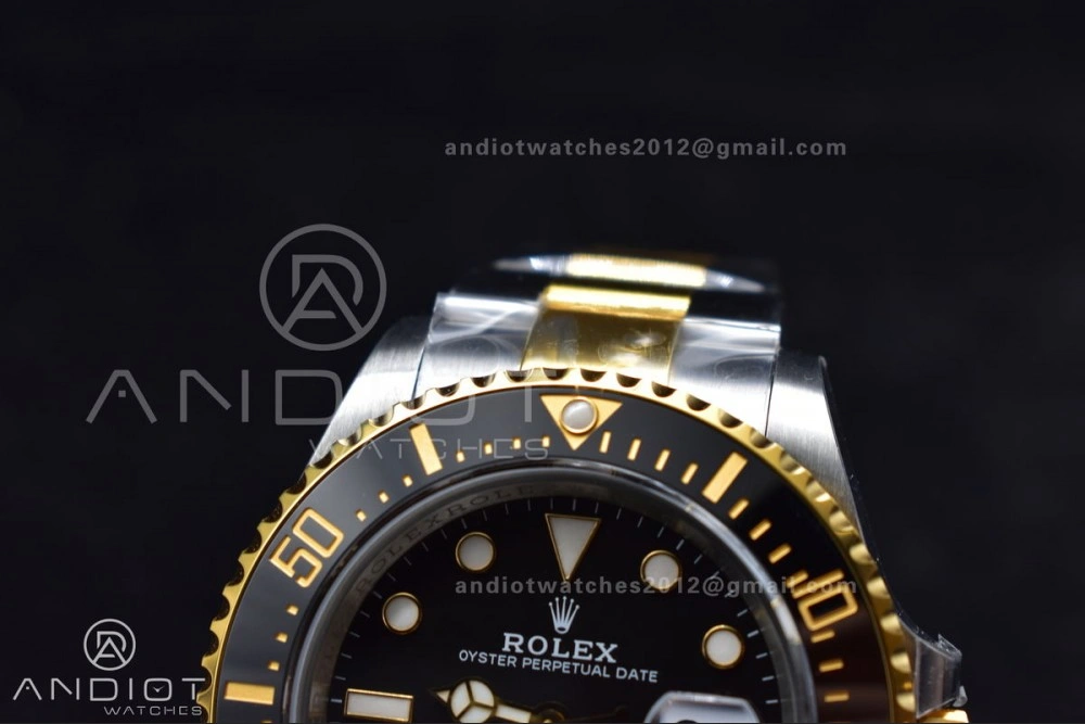 SmartChoice Sea-Dweller Two Tone SS YG 126603 VSF Best Edition Black Dial on SS YG Bracelet VS 1073