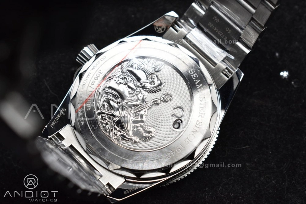 Tailored Seamaster 300 Heritage VSF 1:1 Best Edition Black Dial on SS Bracelet A8912 Super Clone 1060