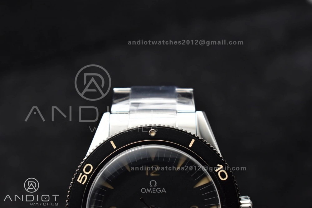 Tailored Seamaster 300 Heritage VSF 1:1 Best Edition Black Dial on SS Bracelet A8912 Super Clone 1060