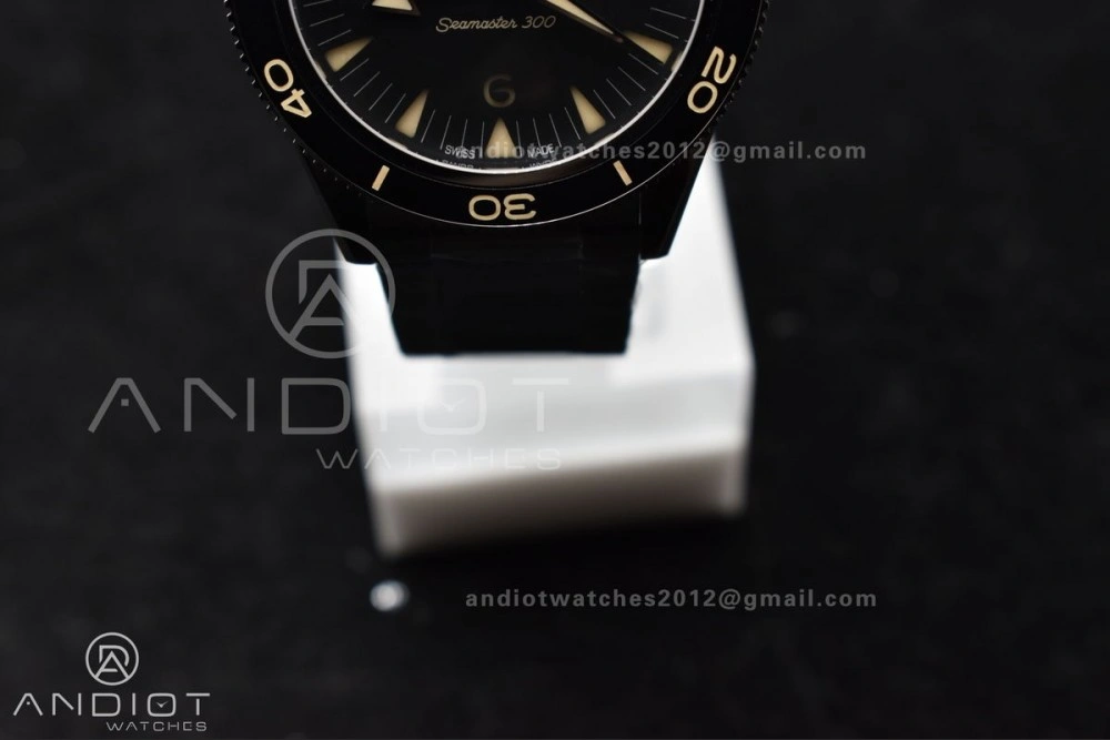 Tailored Seamaster 300 Heritage VSF 1:1 Best Edition Black Dial on SS Bracelet A8912 Super Clone 1060
