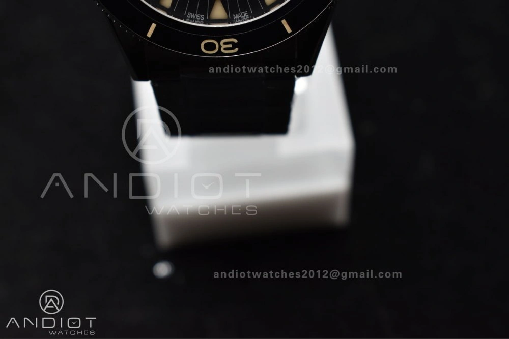 Tailored Seamaster 300 Heritage VSF 1:1 Best Edition Black Dial on SS Bracelet A8912 Super Clone 1060