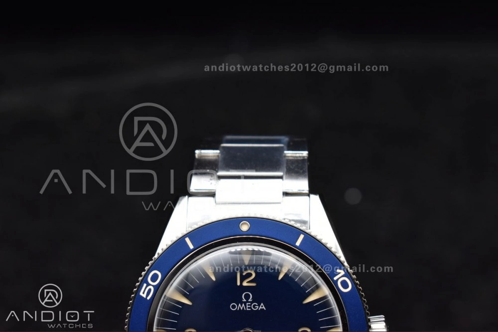 Seamaster 300 Heritage VSF 1:1 Best Edition Blue Dial On SS Bracelet A8912 Super Clone Premium 56