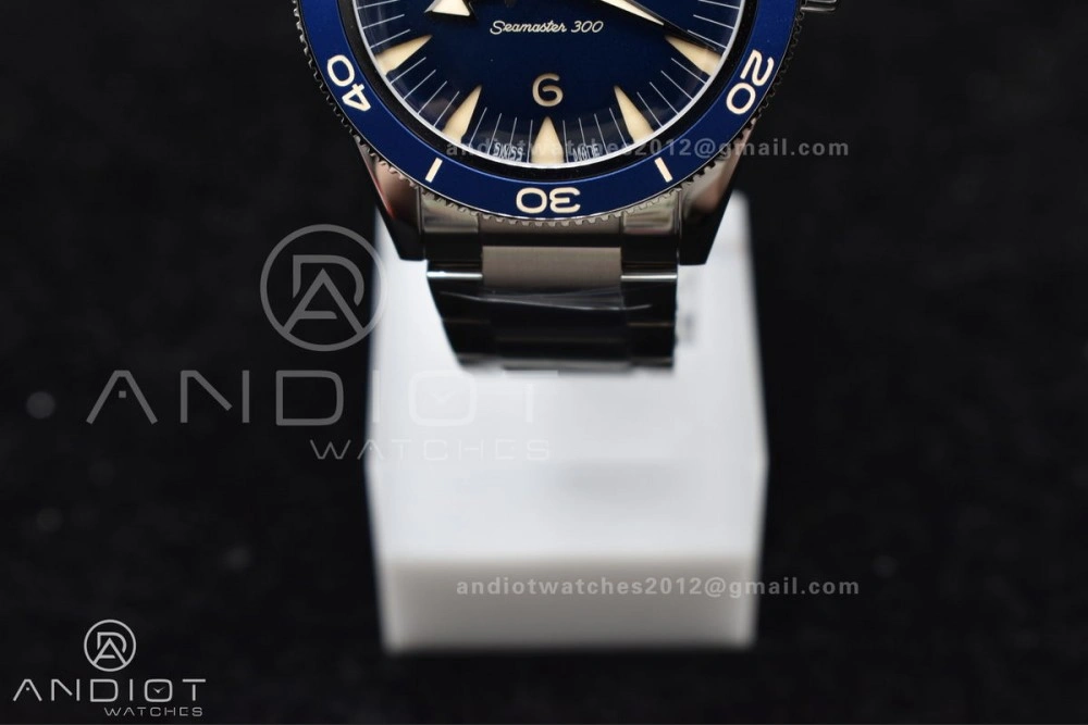Seamaster 300 Heritage VSF 1:1 Best Edition Blue Dial On SS Bracelet A8912 Super Clone Premium 56