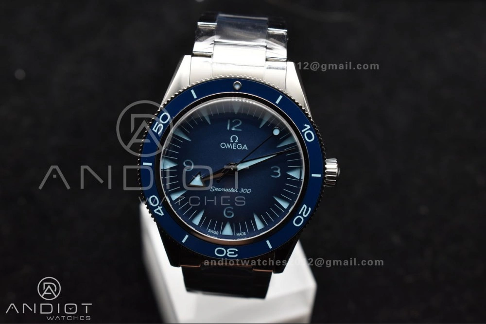 Seamaster 300 Heritage VSF 1:1 Best Edition Blue Dial on SS Bracelet A8912 Super Clone Youthful 51