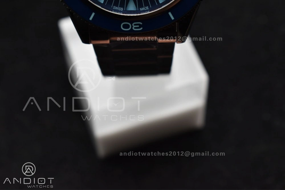 Tailored Seamaster 300 Heritage VSF 1:1 Best Edition Blue Dial on SS Bracelet A8912 Super Clone 1063