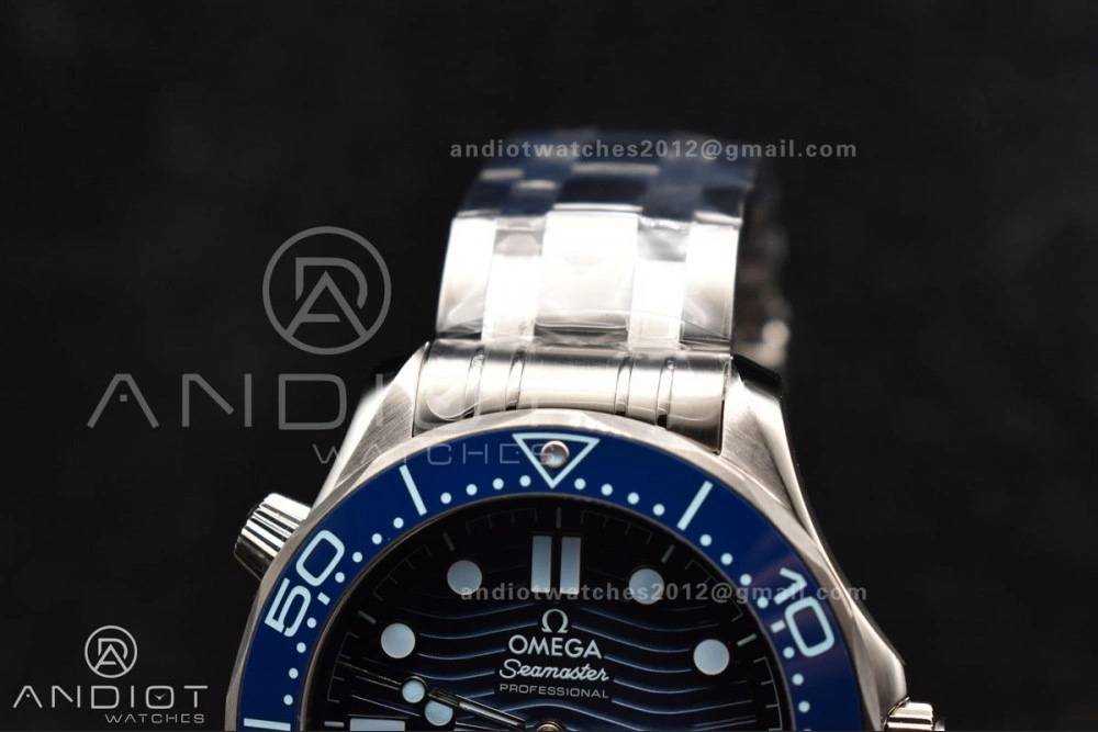 Seamaster 300 VSF 1:1 Best Edition Summer Blue Dial on SS Bracelet A Functional 1068