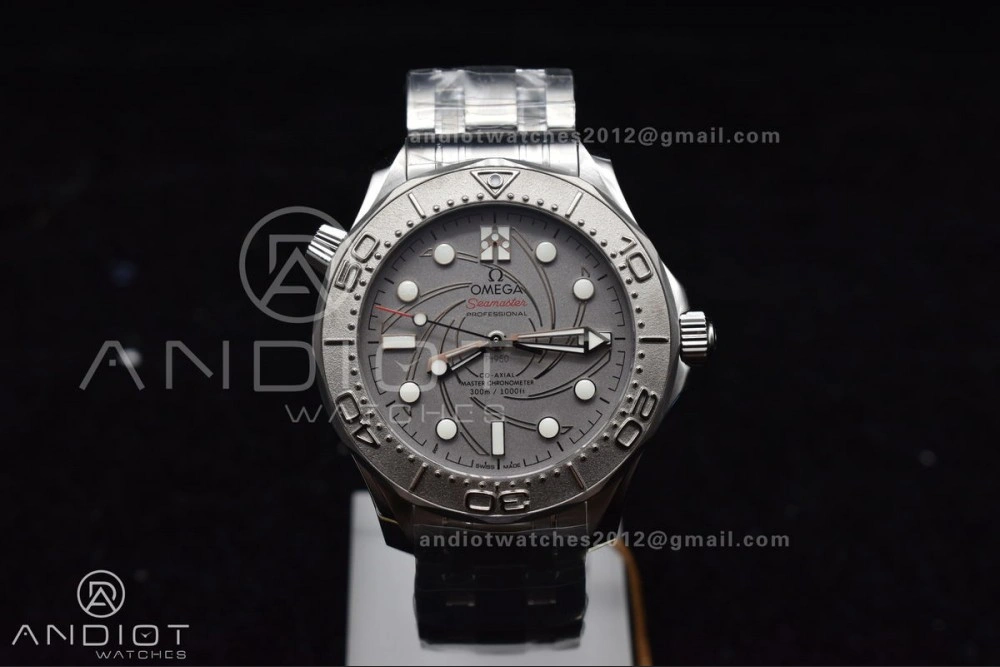 Seamaster 300M 007 Platinum VSF 1:1 Best Edition Gray Dial on SS Bracelet A Breathable 55