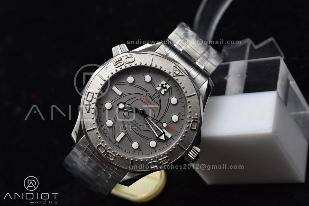 Seamaster 300M 007 Platinum VSF 1:1 Best Edition Gray Dial on SS Bracelet A Breathable 55