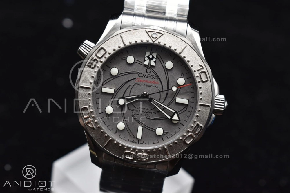 Seamaster 300M 007 Platinum VSF 1:1 Best Edition Gray Dial on SS Bracelet A Breathable 55