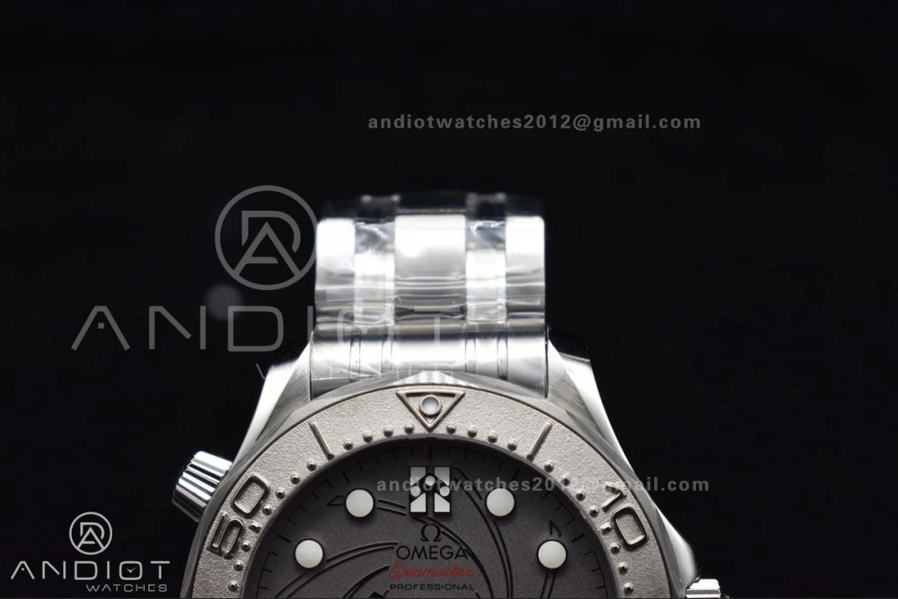 Seamaster 300M 007 Platinum VSF 1:1 Best Edition Gray Dial on SS Bracelet A Breathable 55