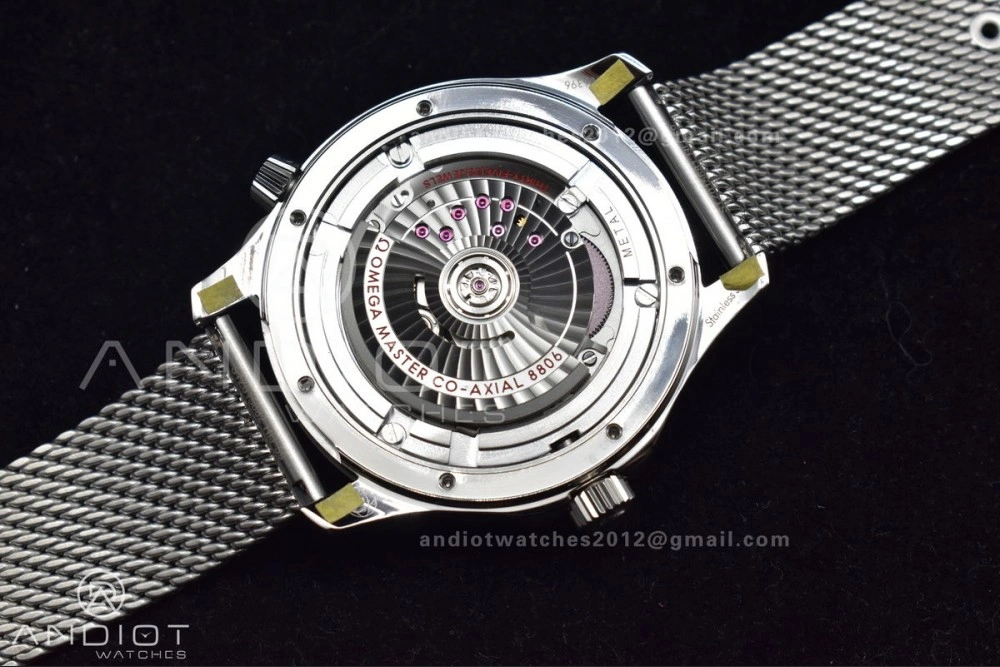 Minimalist Seamaster 300M 42mm James Bond 60th anniversary VSF Best Edition on Mesh Bracelet A 57
