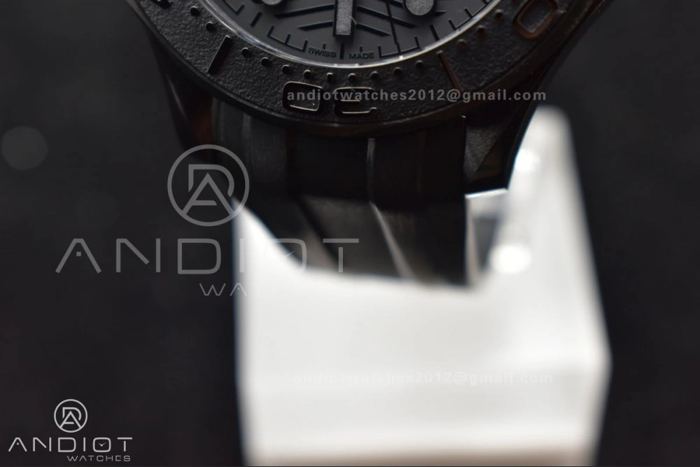 Seamaster 300m 43.5mm Black Ceramic VSF 1:1 Best Edition Black Dial on Black Rubber Strap A Durable 1066