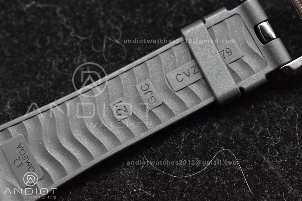 Seamaster 300m 43.5mm Black Ceramic VSF 1:1 Best Edition Black Dial on Black Rubber Strap A Durable 1066
