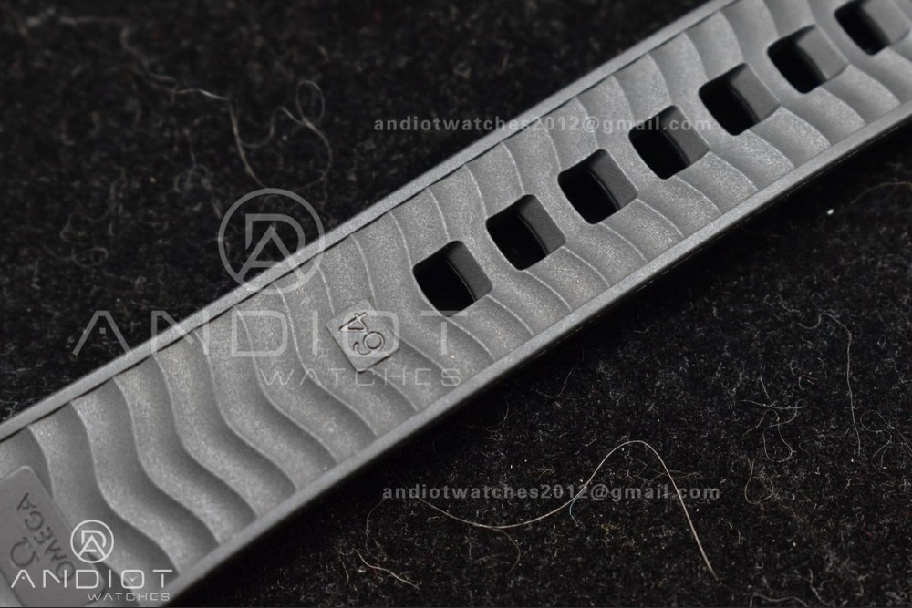 Seamaster 300m 43.5mm Black Ceramic VSF 1:1 Best Edition Black Dial on Black Rubber Strap A Durable 1066