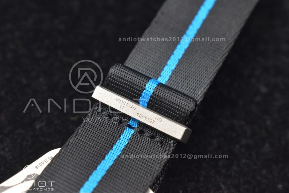 Trendsetting Seamaster 6000M Ultra Deep SS SBF 1:1 Best Edition Black Dial on Black Nylon Strap A8912 Super Clone 7