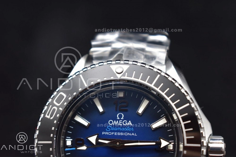 Attractive Seamaster 6000M Ultra Deep SS SBF 1:1 Best Edition Deep Blue Dial on SS Bracelet A8912 Super Clone 458