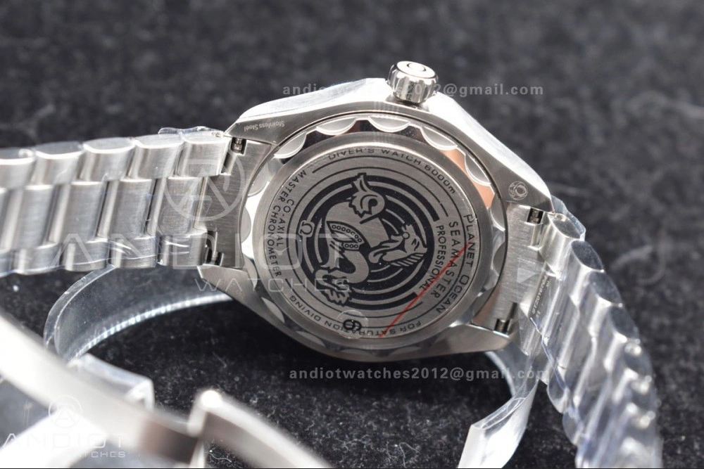 Attractive Seamaster 6000M Ultra Deep SS SBF 1:1 Best Edition Deep Blue Dial on SS Bracelet A8912 Super Clone 458