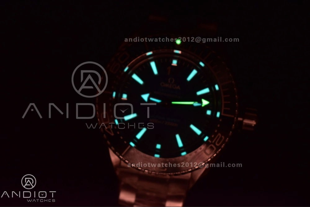 Attractive Seamaster 6000M Ultra Deep SS SBF 1:1 Best Edition Deep Blue Dial on SS Bracelet A8912 Super Clone 458