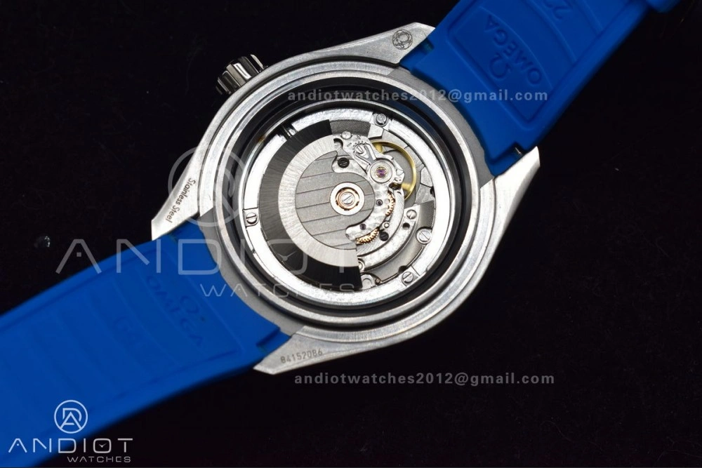 Efficient Seamaster 6000M Ultra Deep SS TF 1:1 Best Edition Blue Dial Black Ceramic Bezel on Black Rubber Strap A 1072