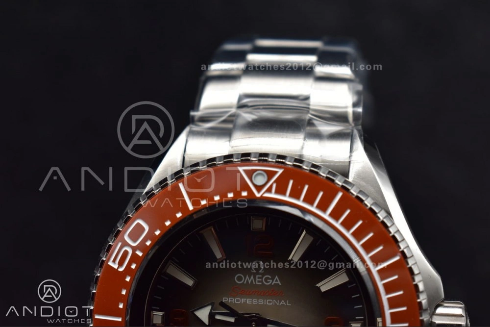 Cozy Seamaster 6000M Ultra Deep SS TF 1:1 Best Edition Gray Dial Orange Ceramic Bezel on SS Bracelet A 67