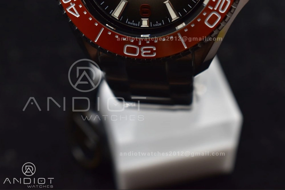 Cozy Seamaster 6000M Ultra Deep SS TF 1:1 Best Edition Gray Dial Orange Ceramic Bezel on SS Bracelet A 67