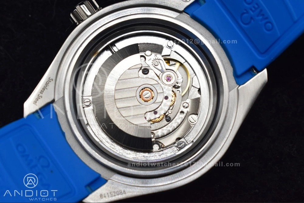 Seamaster 6000M Ultra Deep SS TF 1:1 Best Edition White Dial Blue Ceramic Bezel on Black Rubber Strap A Versatile 1078