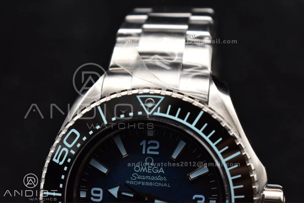 Seamaster 6000M Ultra Deep SS VSF 1:1 Best Edition Summer Blue Dial on SS Bracelet A8912 Super Clone Tailored 1080