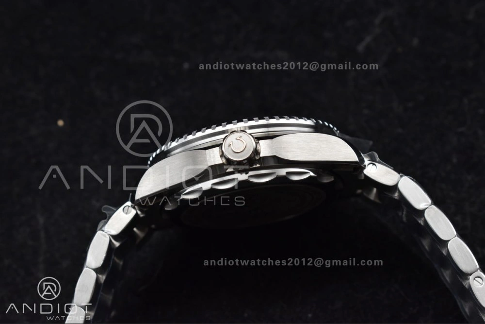 Seamaster 6000M Ultra Deep SS VSF 1:1 Best Edition Summer Blue Dial on SS Bracelet A8912 Super Clone Tailored 1080