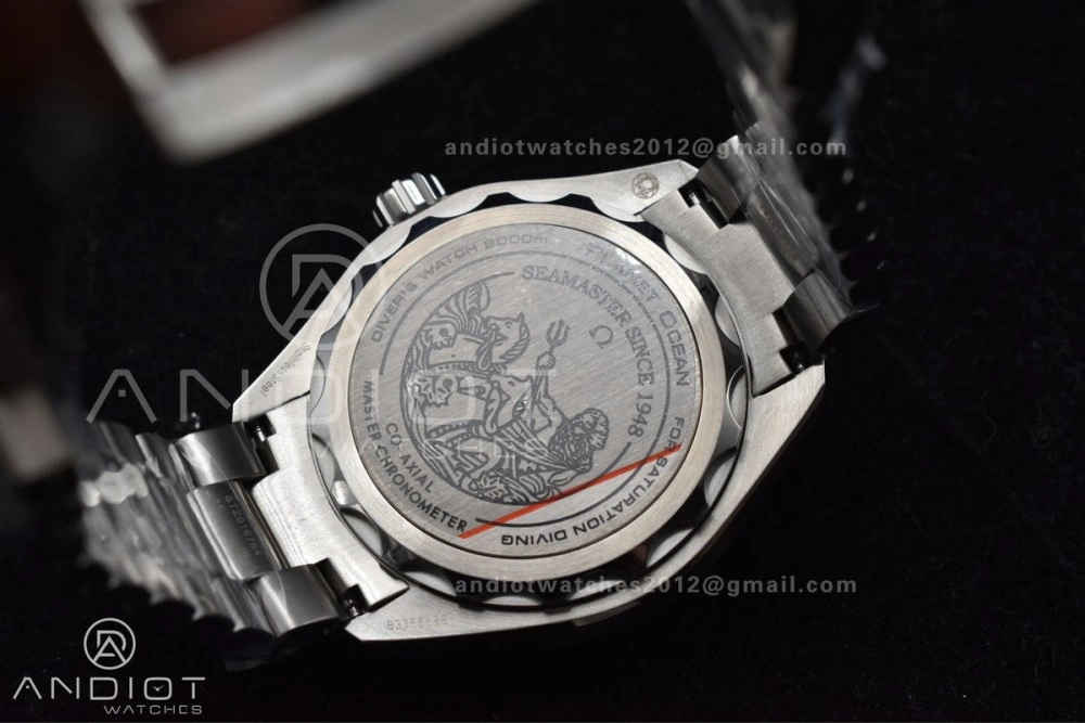 Seamaster 6000M Ultra Deep SS VSF 1:1 Best Edition Summer Blue Dial on SS Bracelet A8912 Super Clone Tailored 1080