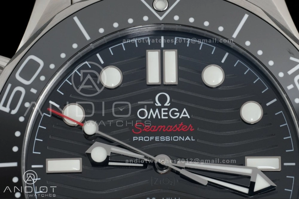 Durable Seamaster Diver 300M Black Ceramic Bezel V4 VSF 1:1 Best Edition Black Dial On SS Bracelet Super Clone Asian 87