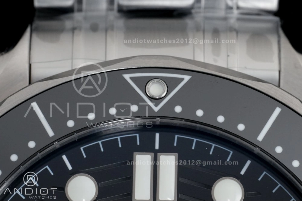 Durable Seamaster Diver 300M Black Ceramic Bezel V4 VSF 1:1 Best Edition Black Dial On SS Bracelet Super Clone Asian 87