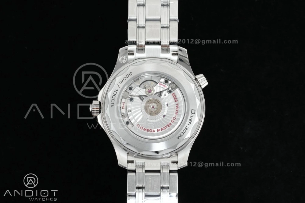 Durable Seamaster Diver 300M Black Ceramic Bezel V4 VSF 1:1 Best Edition Black Dial On SS Bracelet Super Clone Asian 87