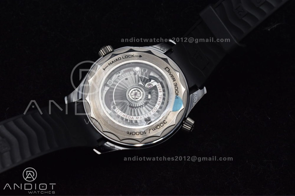 GoAnywhere Seamaster Diver 300M PVD VSF Best Edition Black Dial on Black Rubber Strap A 1081