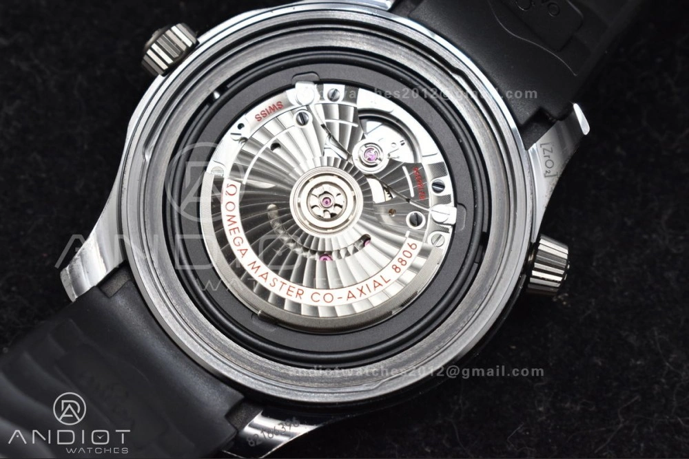 GoAnywhere Seamaster Diver 300M PVD VSF Best Edition Black Dial on Black Rubber Strap A 1081
