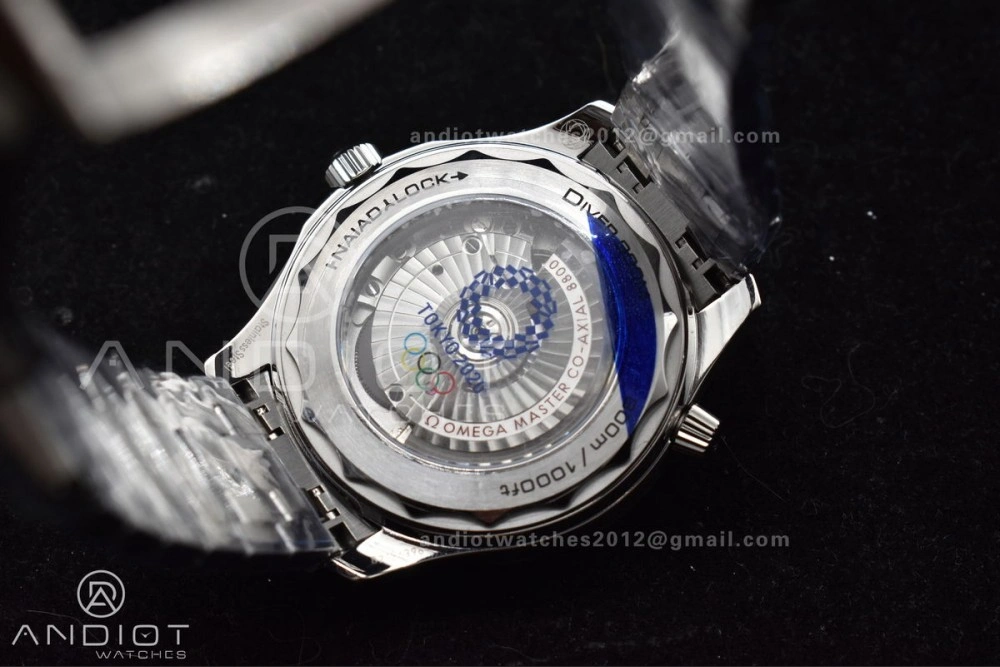Seamaster Diver 300M SS Blue Ceramic Bezel VSF 1:1 Best Edition White Dial on SS Bracelet A StreetReady 1079