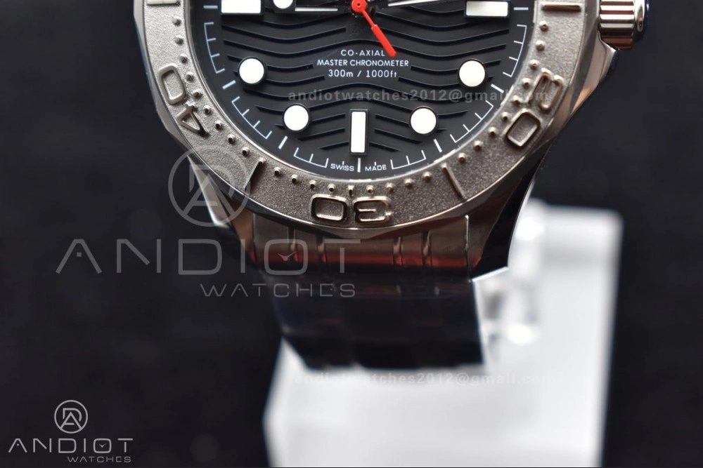 ModernLook Seamaster Diver 300M VSF 1:1 Best Edition Black Ceramic Black Dial On SS Bracelet A 1082