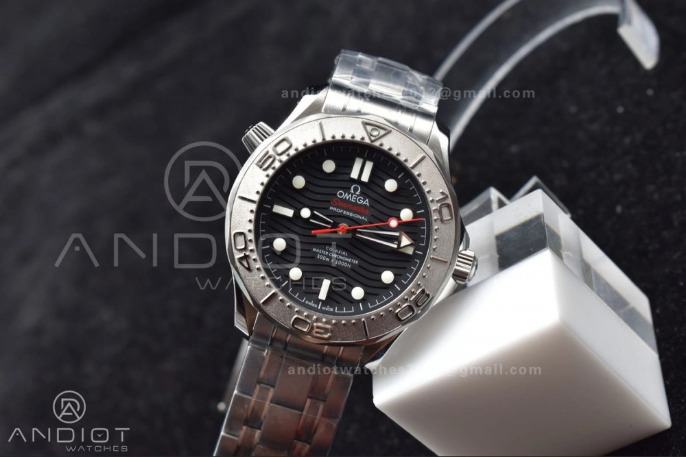 ModernLook Seamaster Diver 300M VSF 1:1 Best Edition Black Ceramic Black Dial On SS Bracelet A 1082