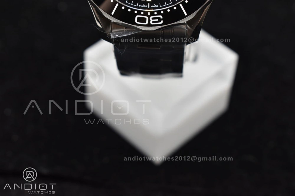 Supportive Seamaster Diver 300M VSF 1:1 Best Edition James Bond 007 Black Ceramic Black Dial On SS Bracelet A 1094