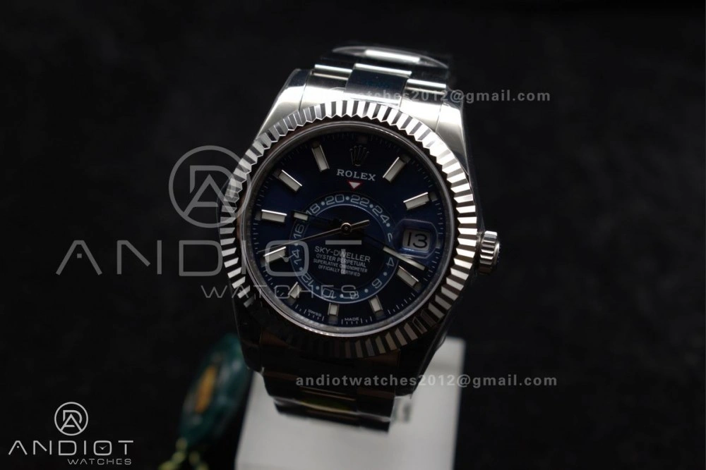 Sky-Dweller 326934 904L SS ZF 1:1 Best Edition Blue Dial on SS Bracelet A Colorful 1091