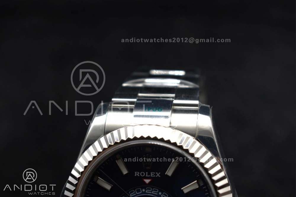Sky-Dweller 326934 904L SS ZF 1:1 Best Edition Blue Dial on SS Bracelet A Colorful 1091